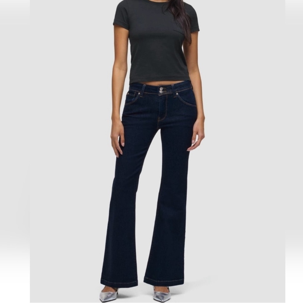 Hudson wide leg jeans